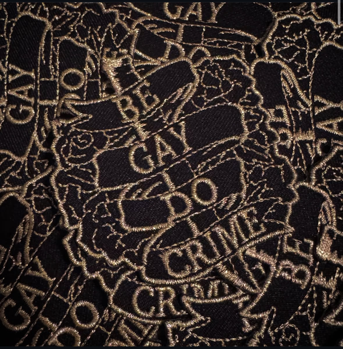 Be gay, do crime Iron-On Patch