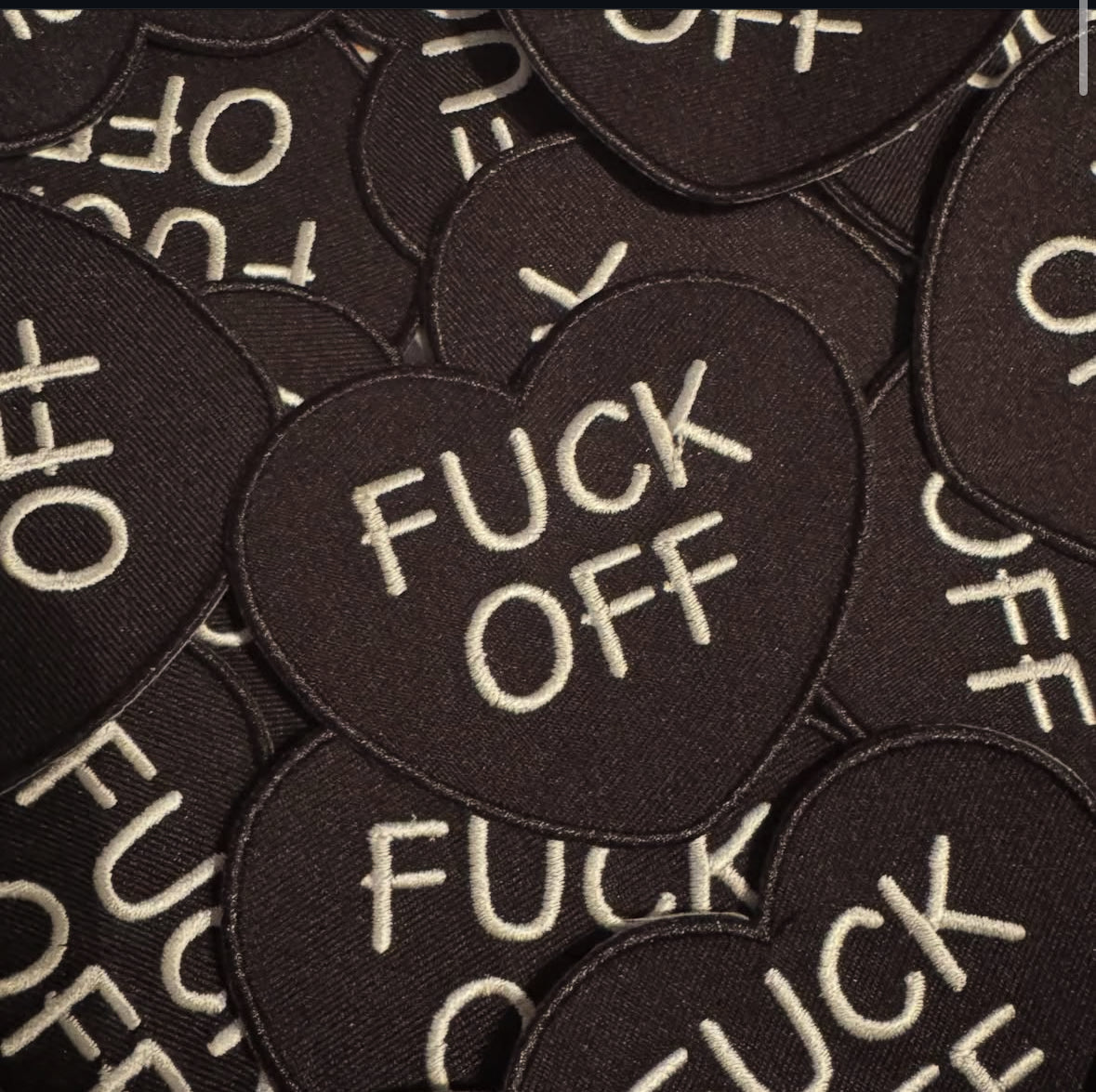Fuck Off Iron-On Patch