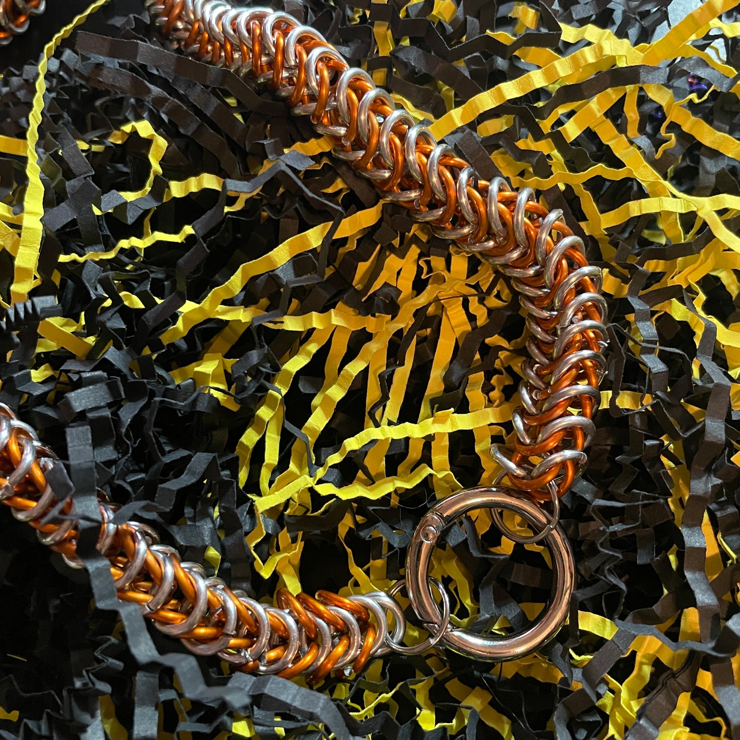 Collar- Box Chain Weave