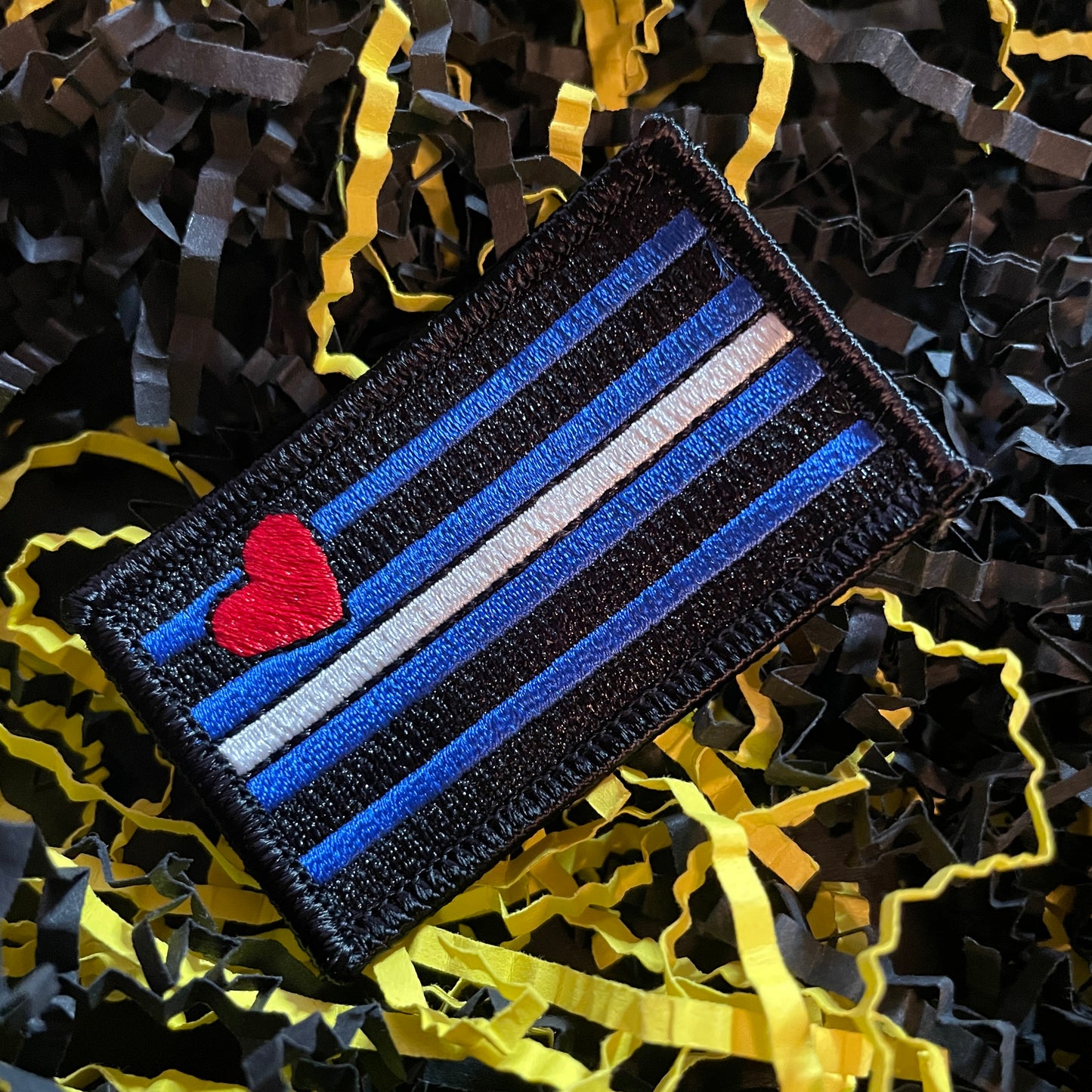 Leather Pride Flag Iron-On Patch