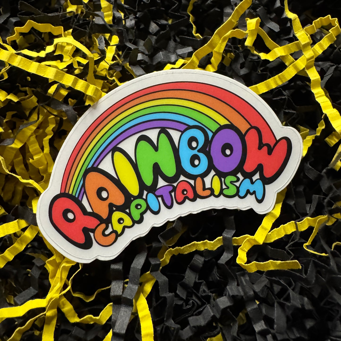 Rainbow Capitalism Sticker