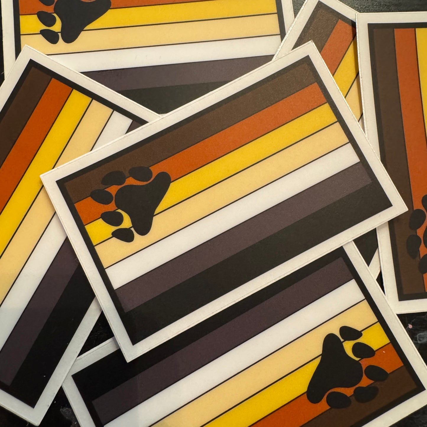 Bear Pride Flag Sticker