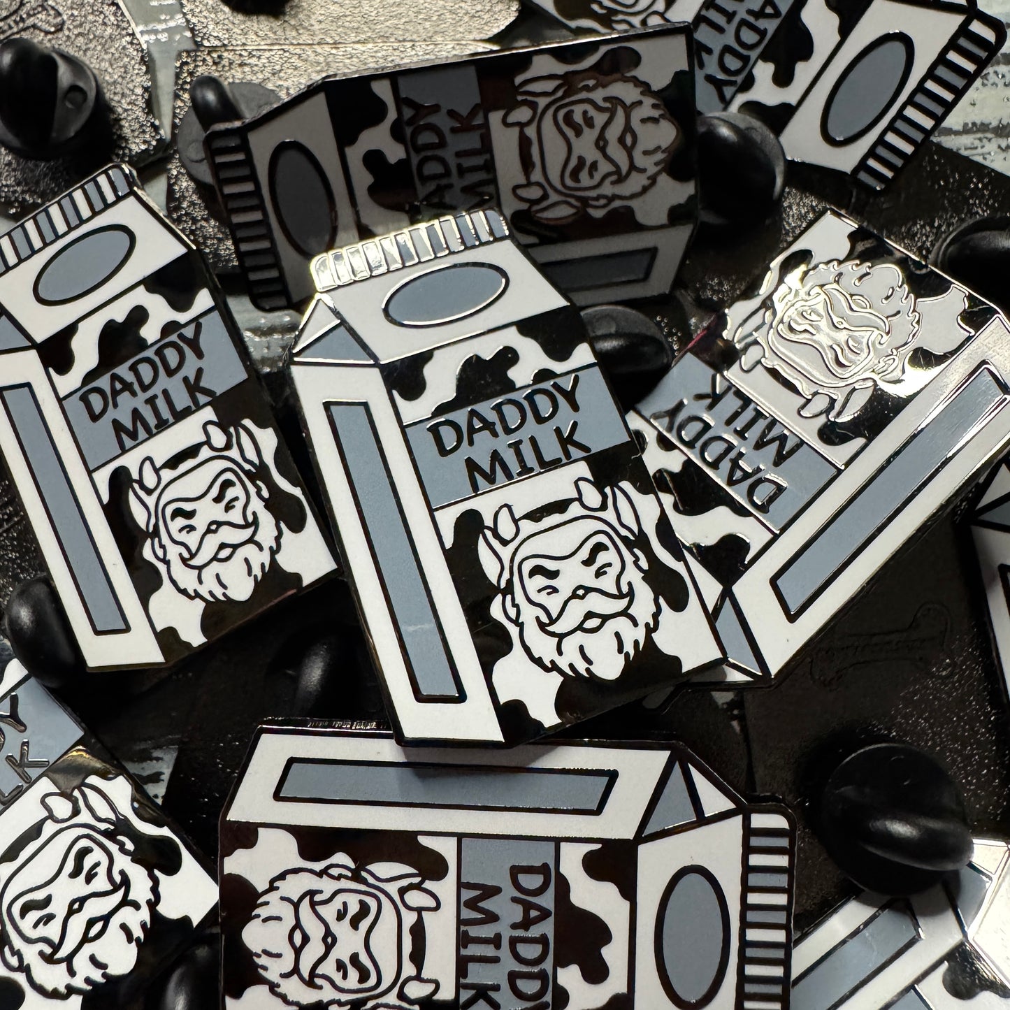 Daddy Milk Hard Enamel Pin