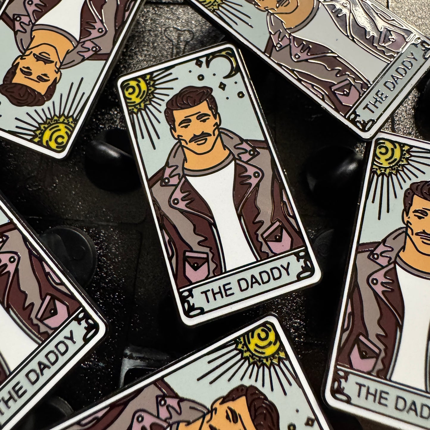 Tarot The Daddy Hard Enamel Pin (Day Tone)
