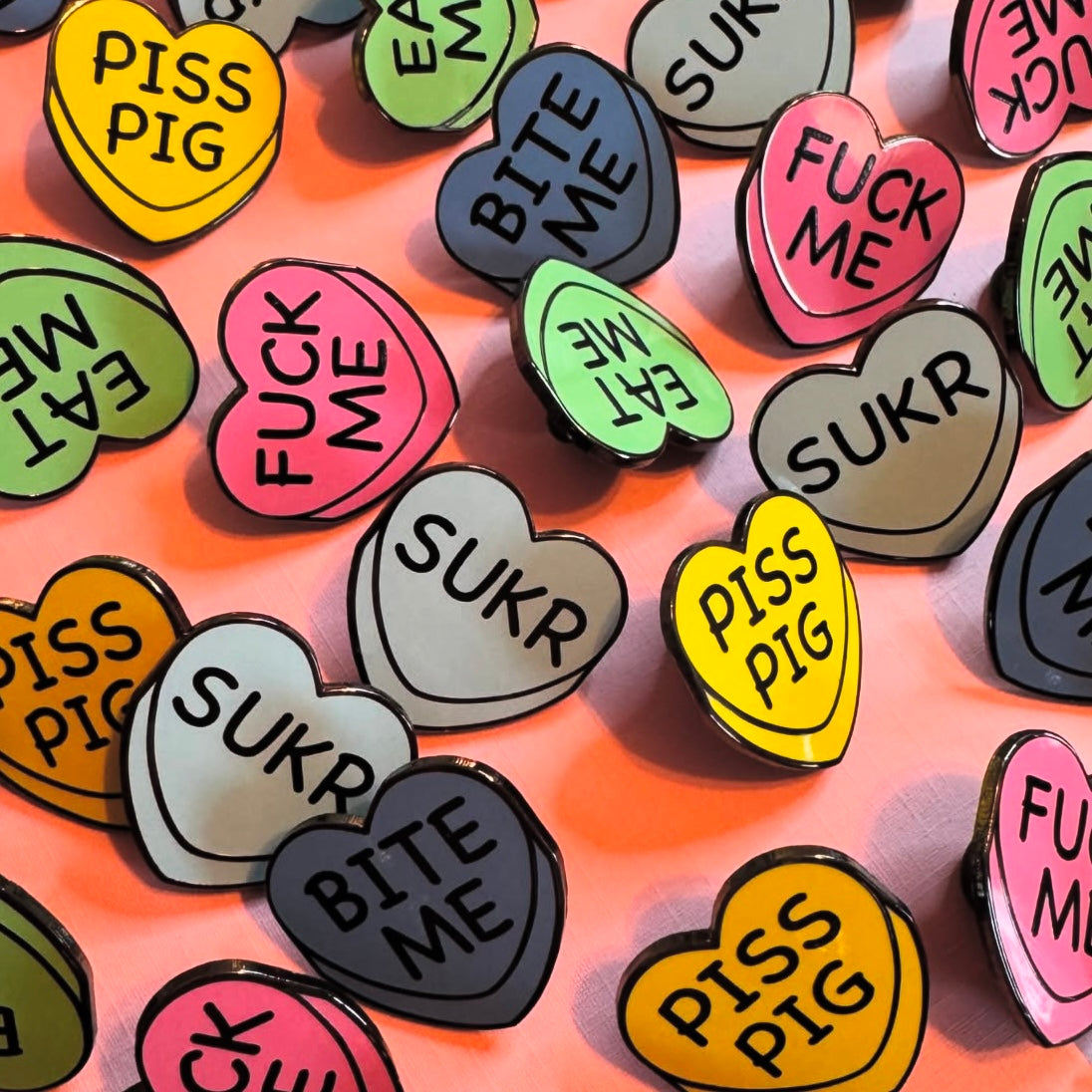 Kinky Hearts Blind Box (2 Hard Enamel Pins)