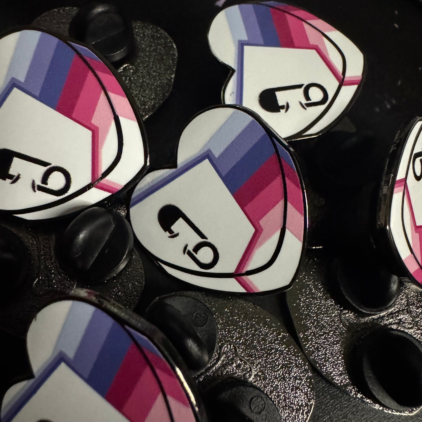 ABDL Pride Candy Heart Hard Enamel Pin
