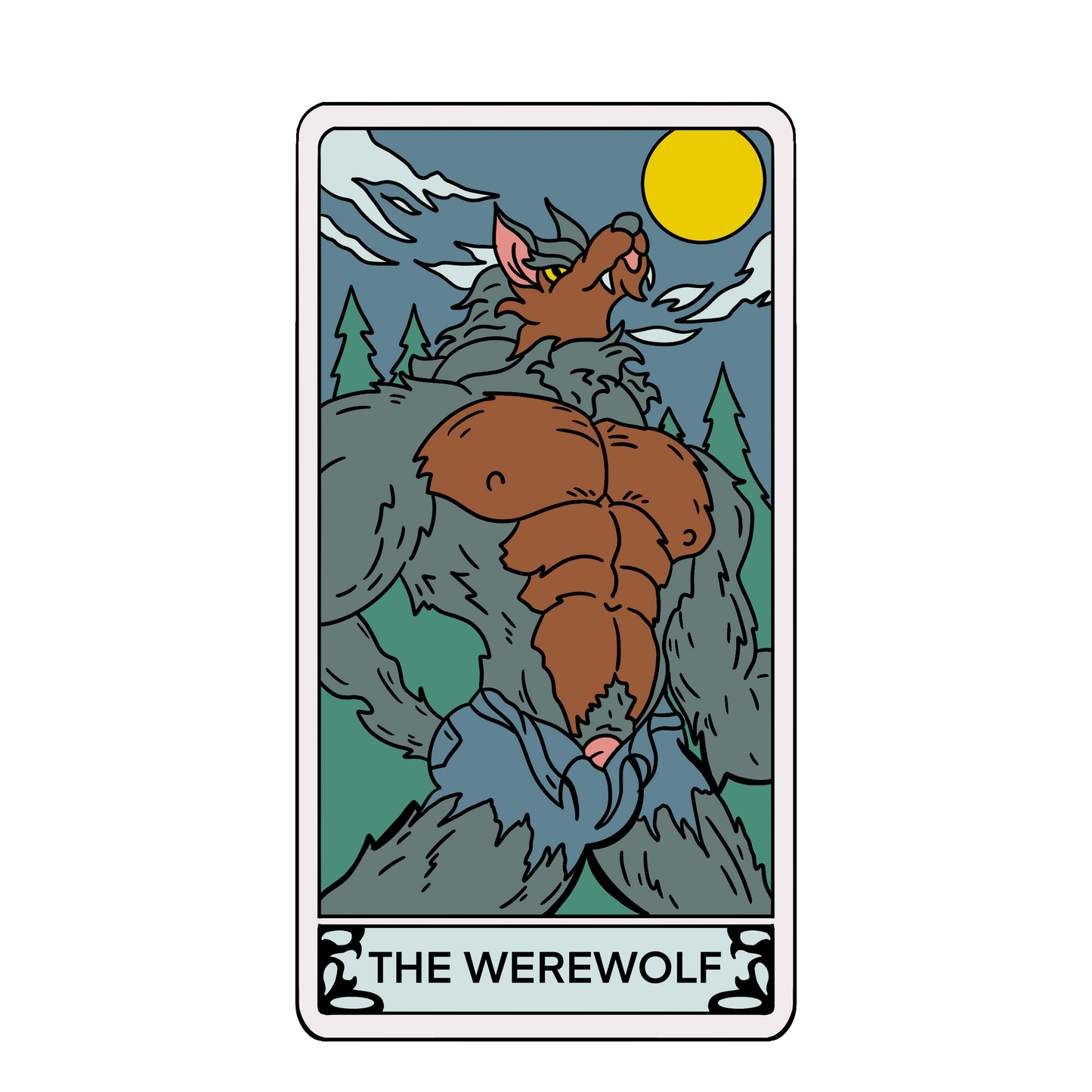 "The Halloween" Tarot Card Sticker Set (Holographic)