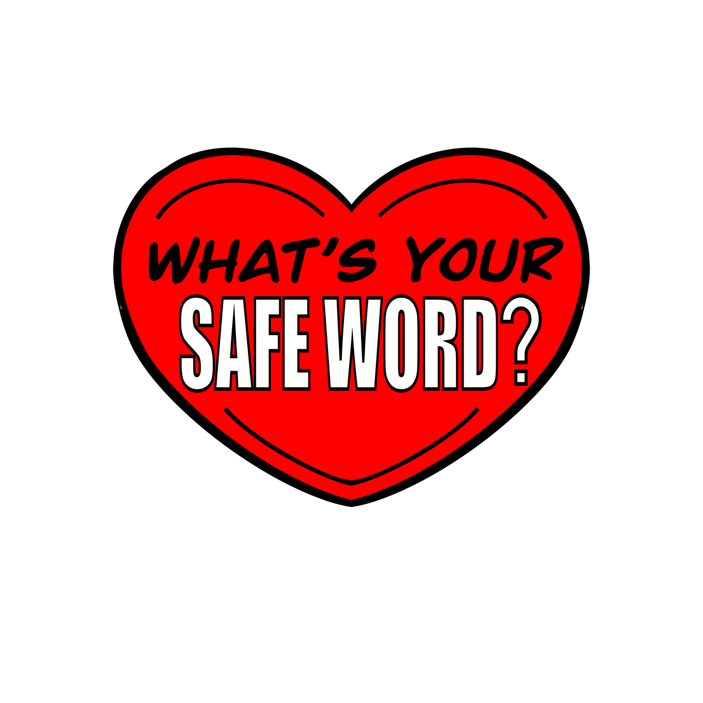 What's Your Safeword? Sticker