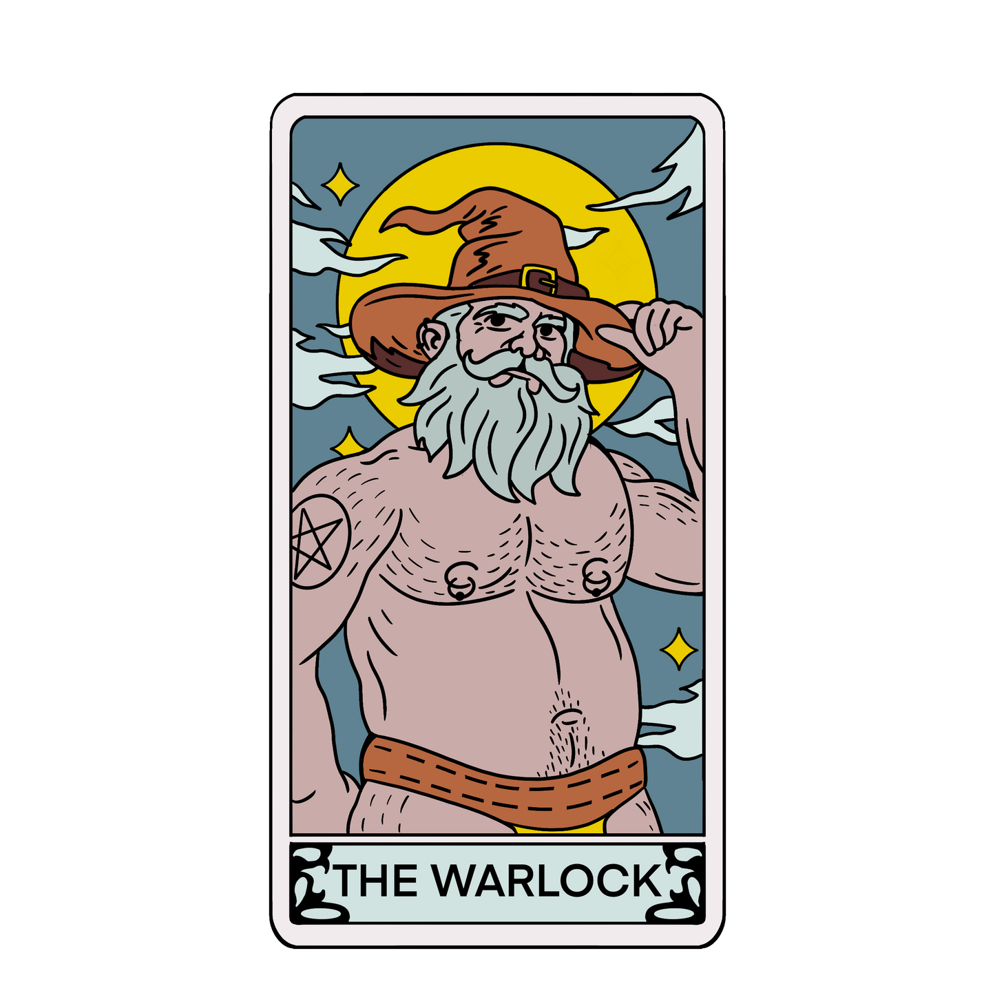"The Halloween" Tarot Card Sticker Set (Holographic)
