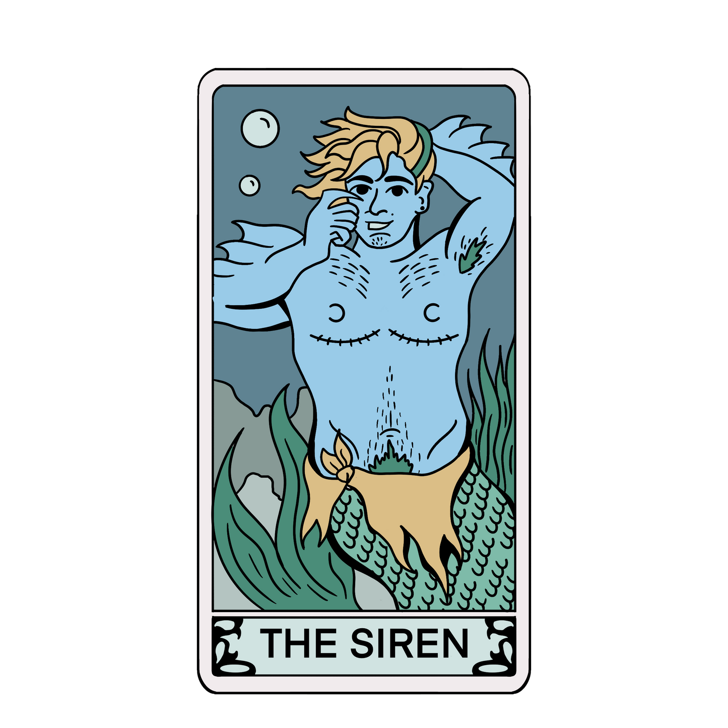 "The Halloween" Tarot Card Sticker Set (Holographic)