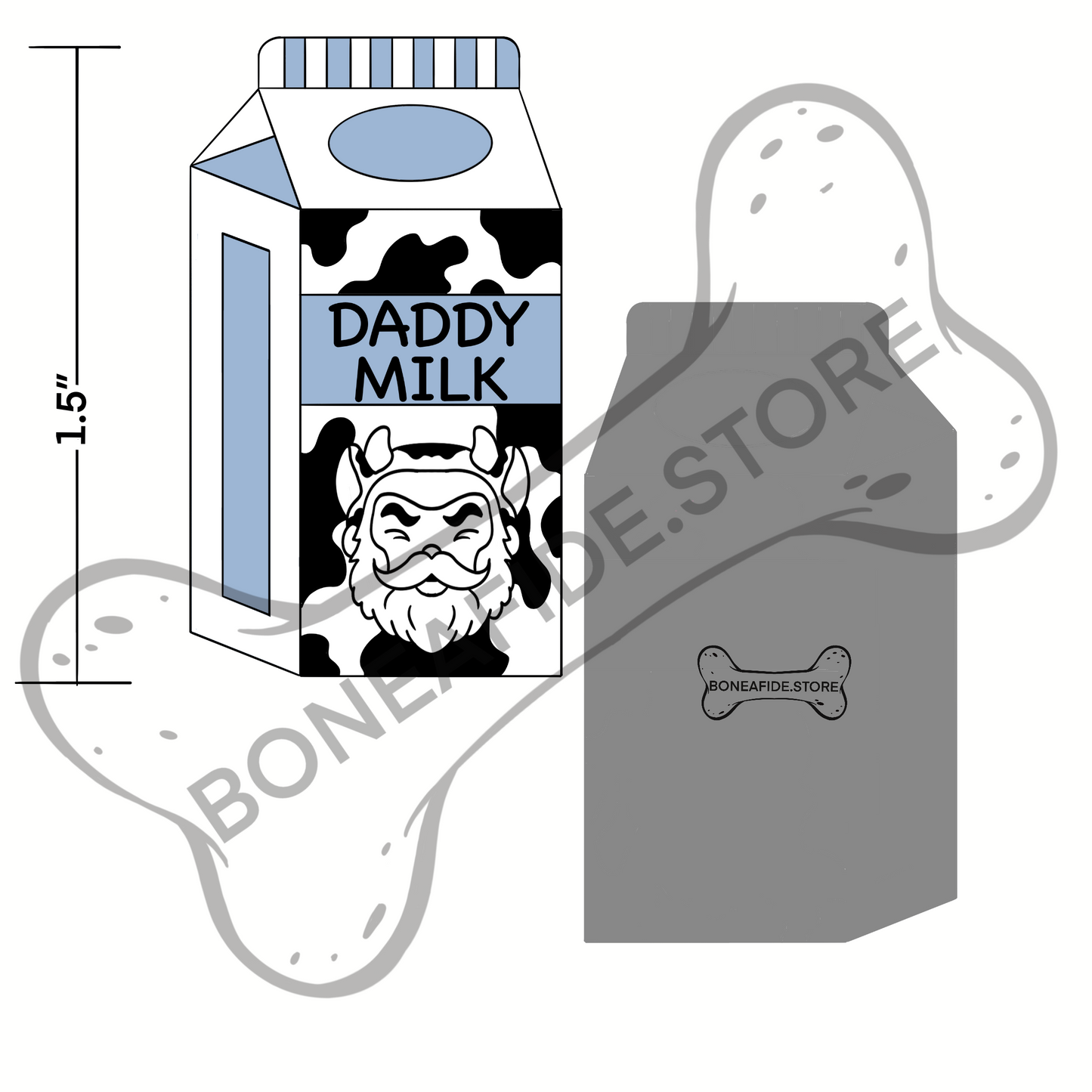 Daddy Milk Hard Enamel Pin
