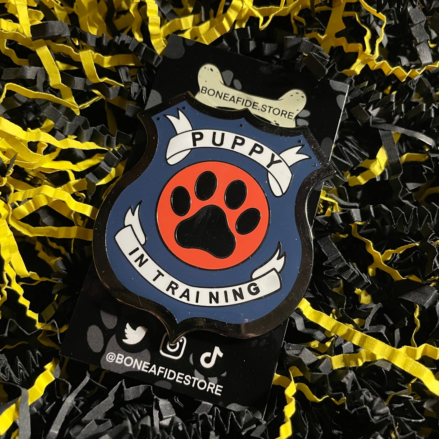 Puppy In Training Hard Enamel Pin