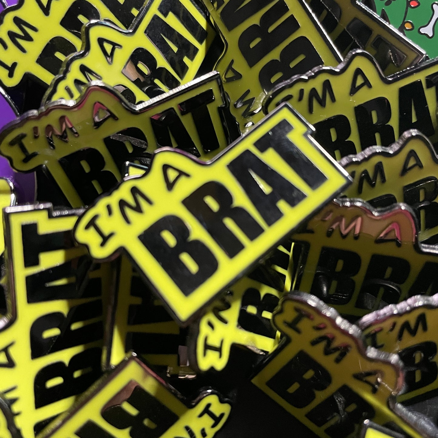 BRAT Hard Enamel Pin