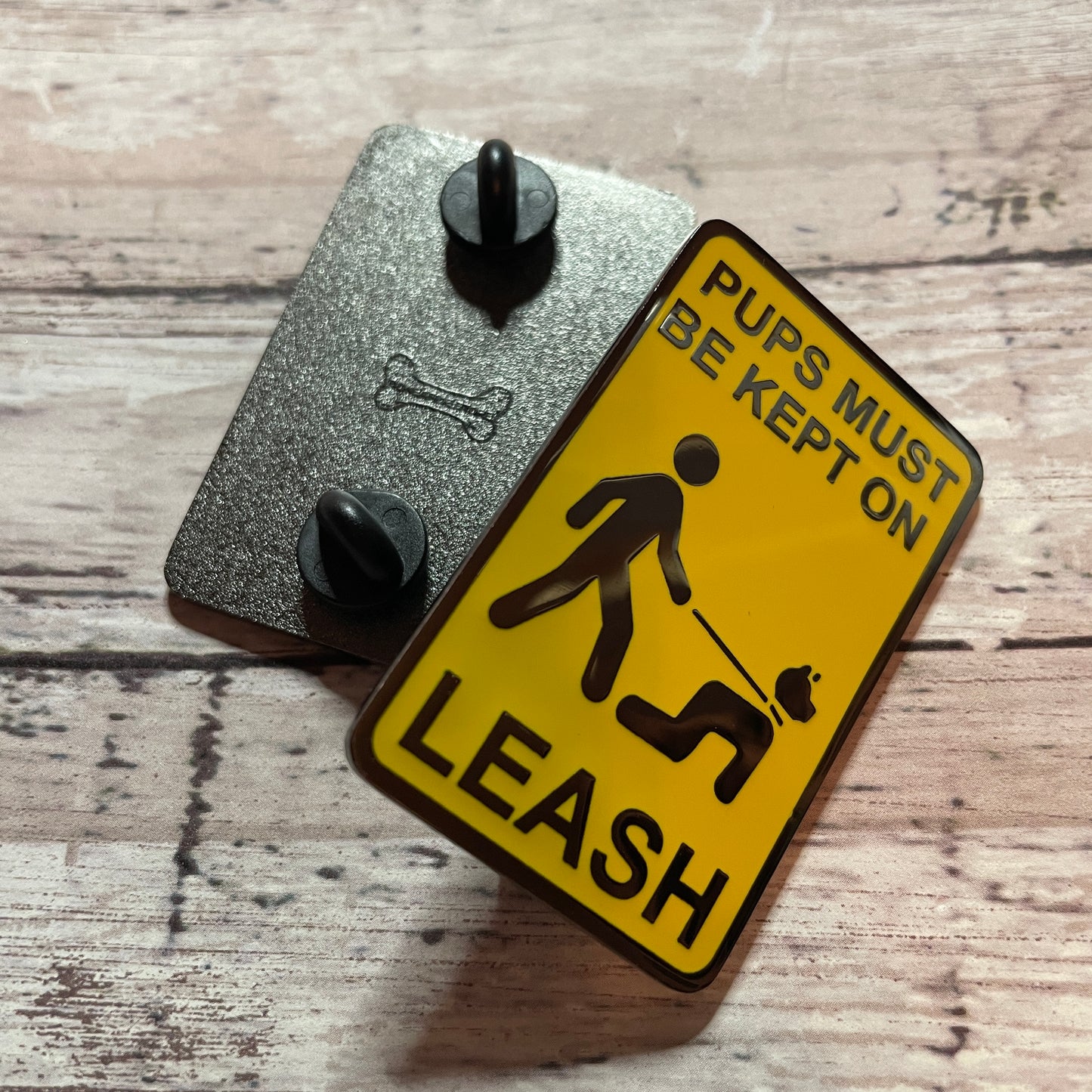 LEASH Hard Enamel Pin