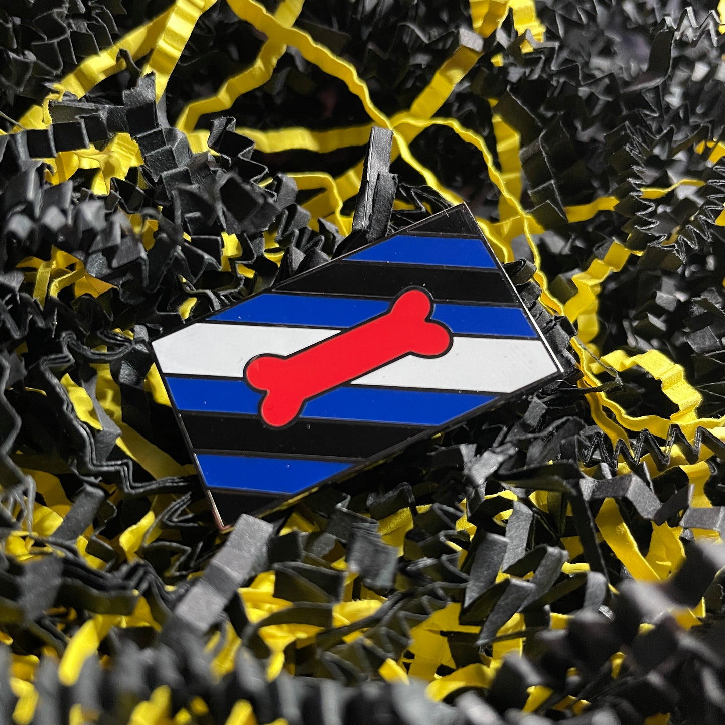 Pup Flag Hard Enamel Pin