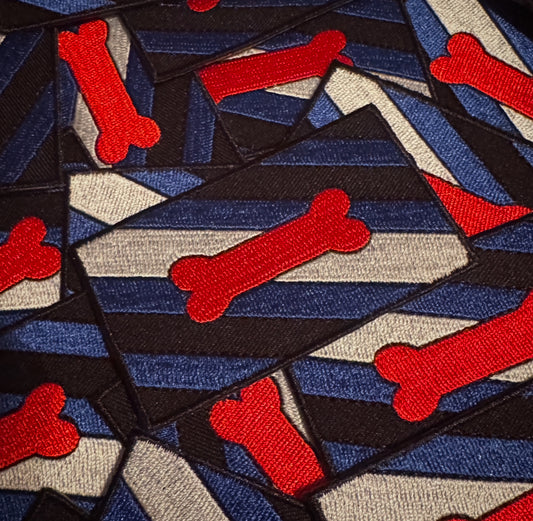 Puppy Pride Flag Iron-On Patch