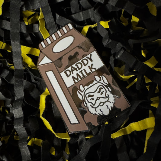 Daddy Milk Chocolate Hard Enamel Pin