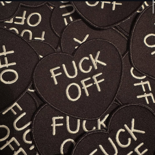 Fuck Off Iron-On Patch