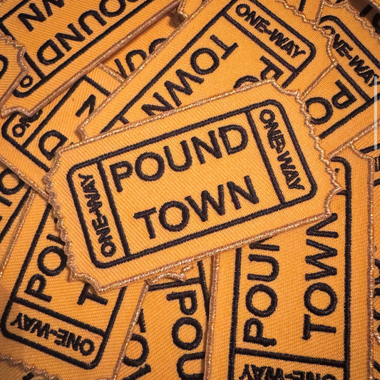 Pound Town Iron-On Patch