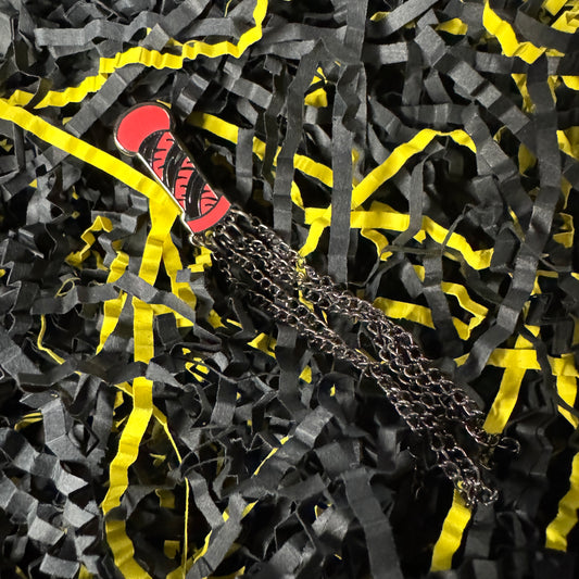 Red Flogger Hard Enamel Pin