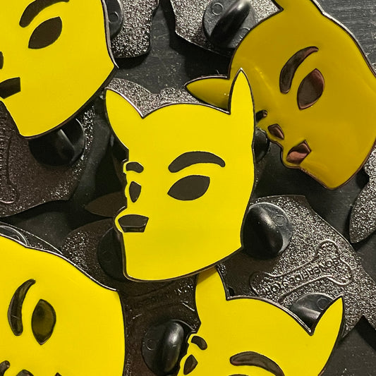 Yellow Hood Hard Enamel Pin