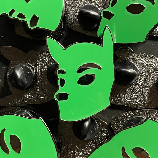 Green Hood Hard Enamel Pin