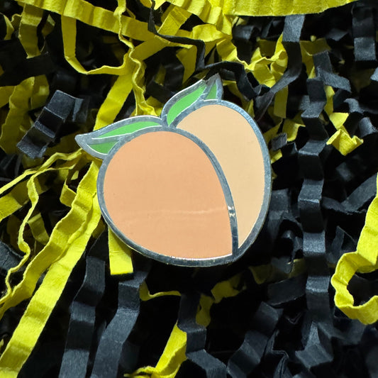 Peach Hard Enamel Pin