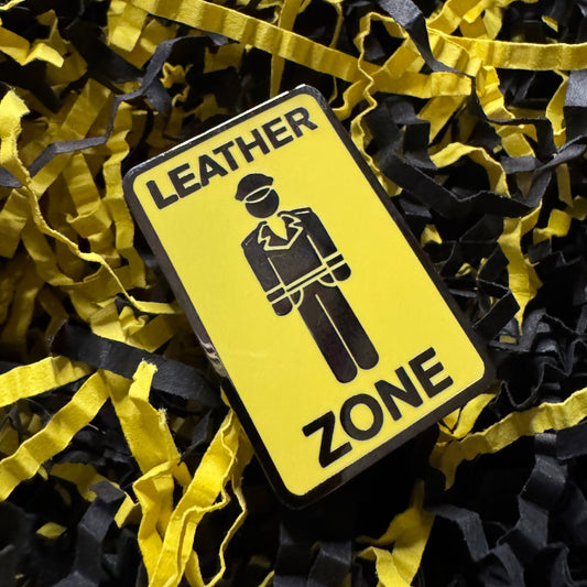 Leather Zone Hard Enamel Pin