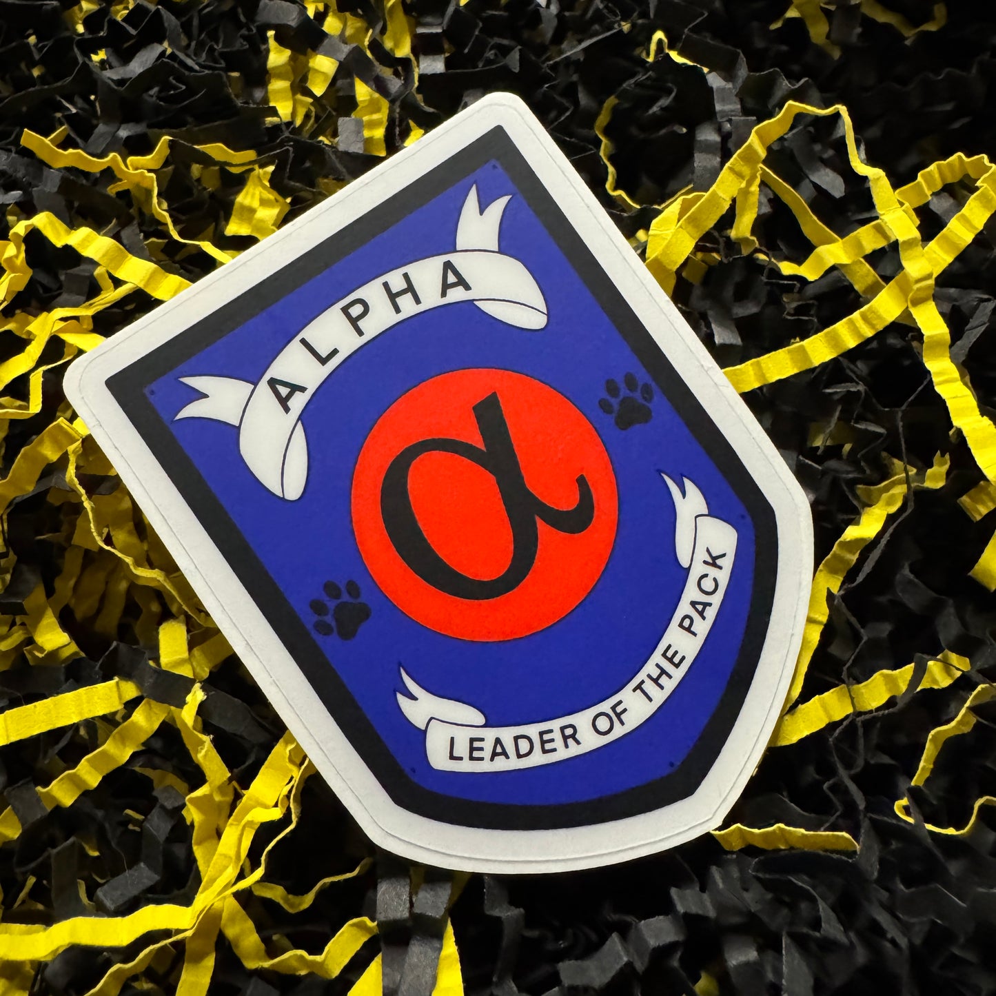 Alpha Badge Sticker