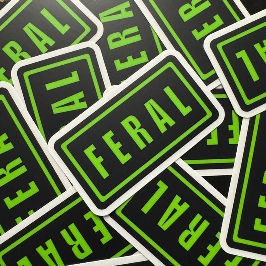 Feral Sticker