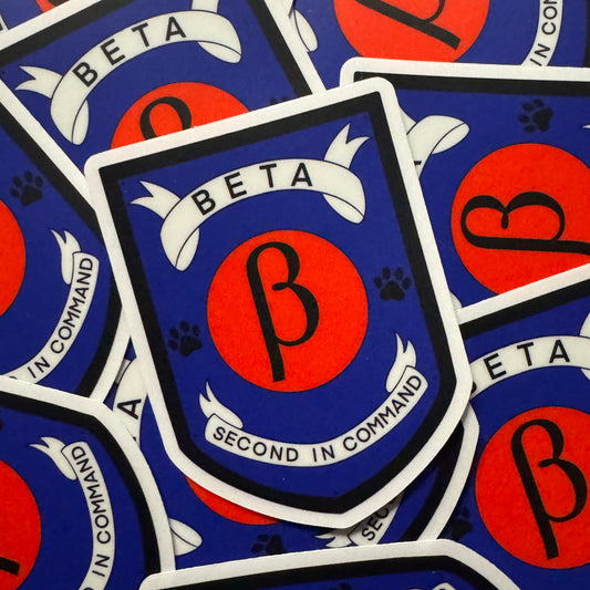 Beta Badge Sticker