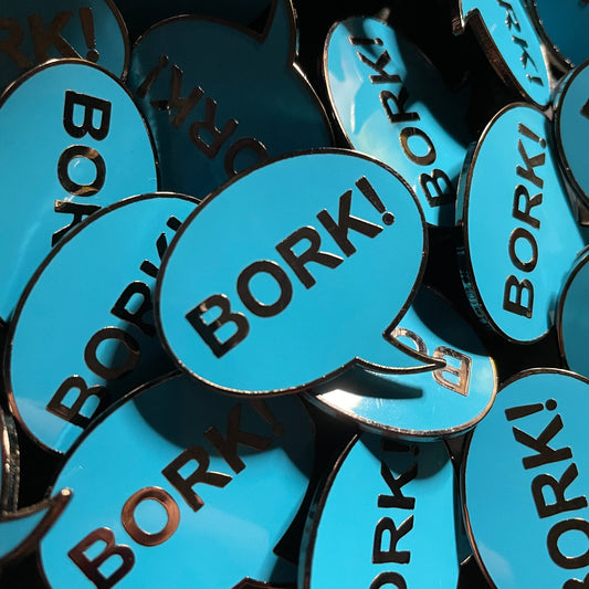 Bork Hard Enamel Pin