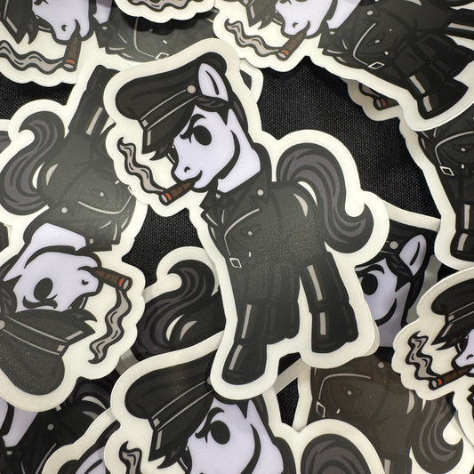 Pony Daddy Sticker (Clear Sticker)