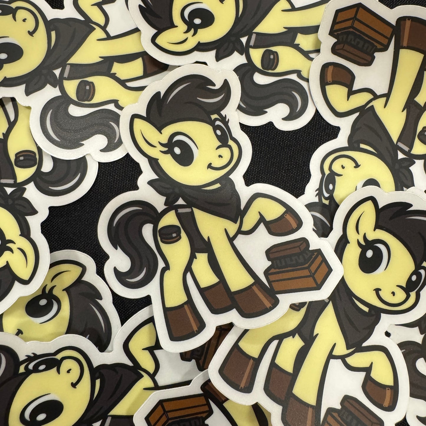 Pony Bootblack Sticker (Clear Sticker)