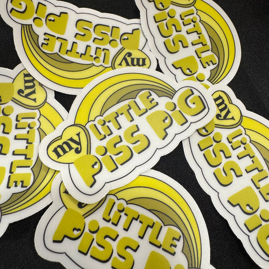 My Little Piss Pig Sticker