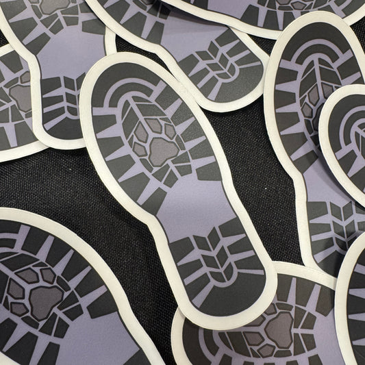 Boot Print Sticker