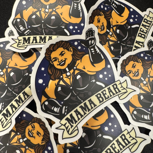 Mama Bear Sticker (Clear Sticker)