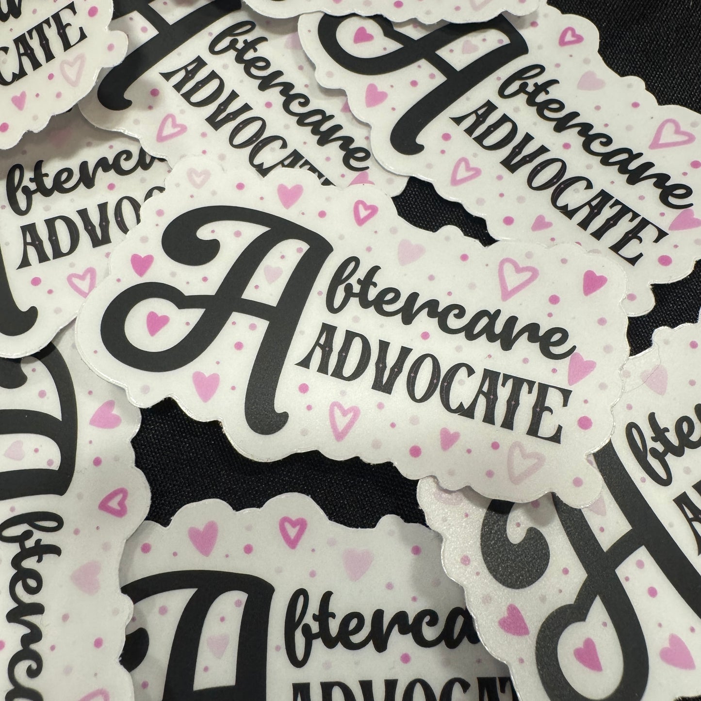 Aftercare Advocate Sticker (Clear Vinyl)