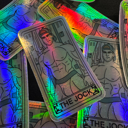 Jock Day Tarot Card Sticker (Holographic)