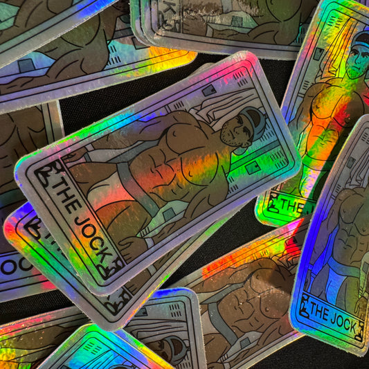 Jock NIght Tarot Card Sticker (Holographic)