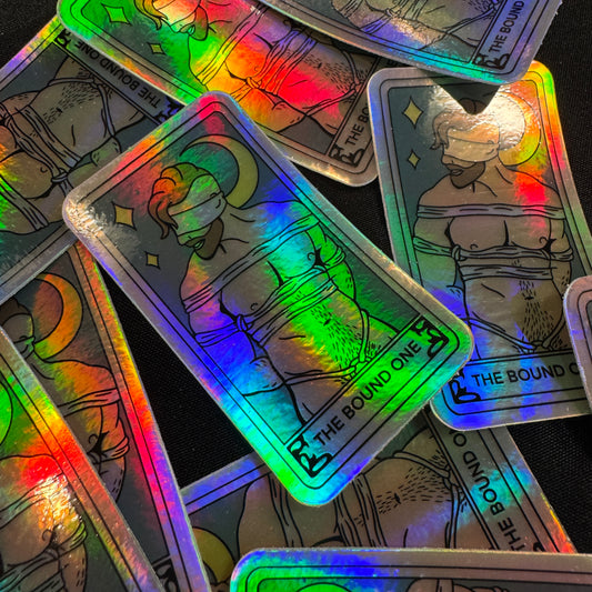 Bound Day Tarot Card Sticker (Holographic)