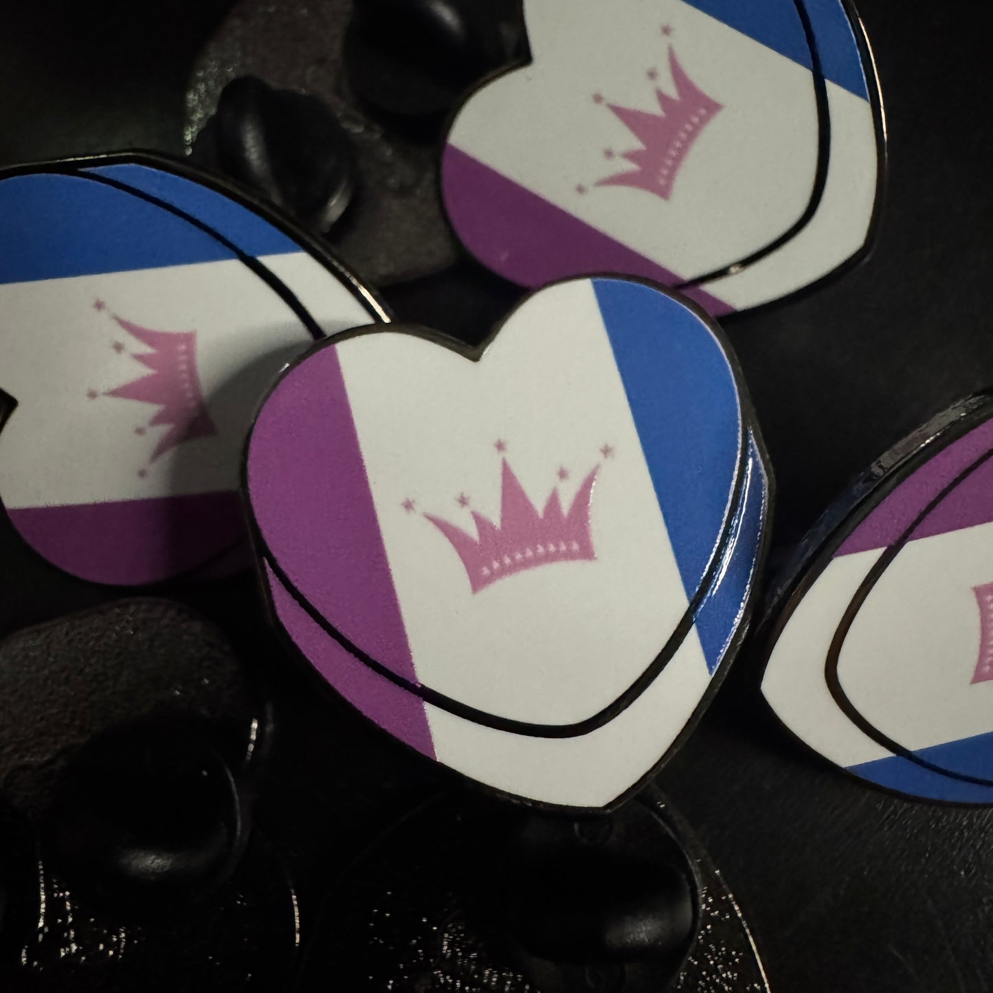Drag Queen Pride Candy Heart Hard Enamel Pin