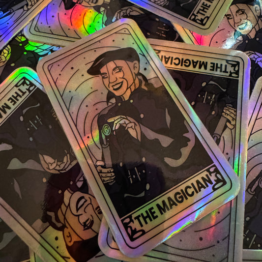 Magician Tarot Card Sticker (Holographic)