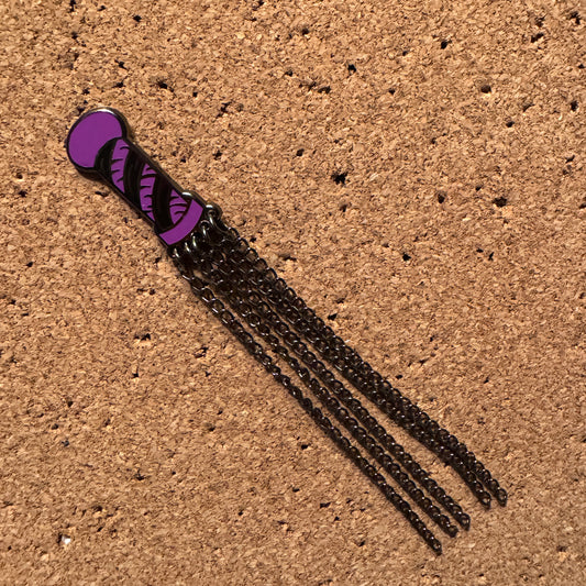 Purple Flogger Hard Enamel Pin