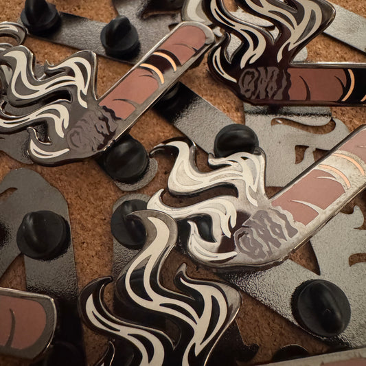 Cigar Hard Enamel Pin