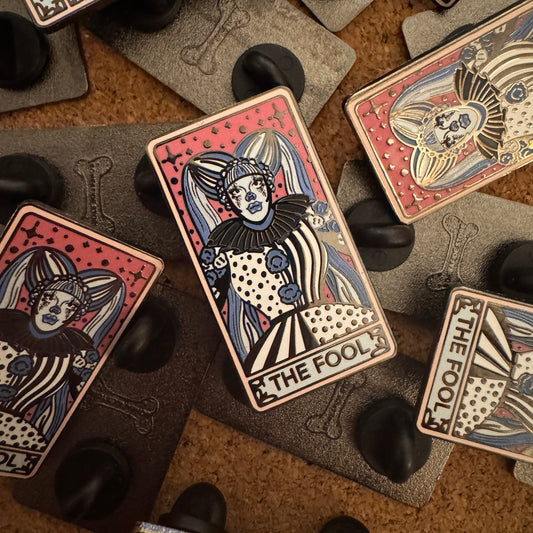 "The Fool" Tarot Card Hard Enamel Pin