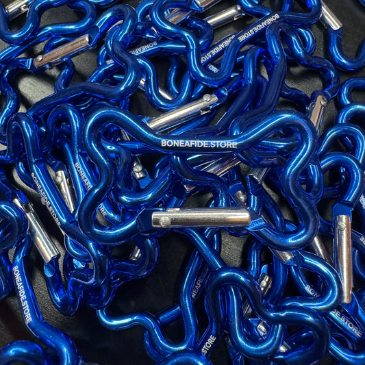 Bone Shaped Carabiner (Blue)