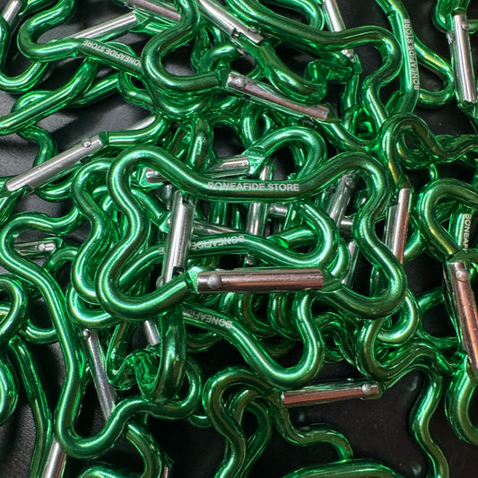 Bone Shaped Carabiner (Green)