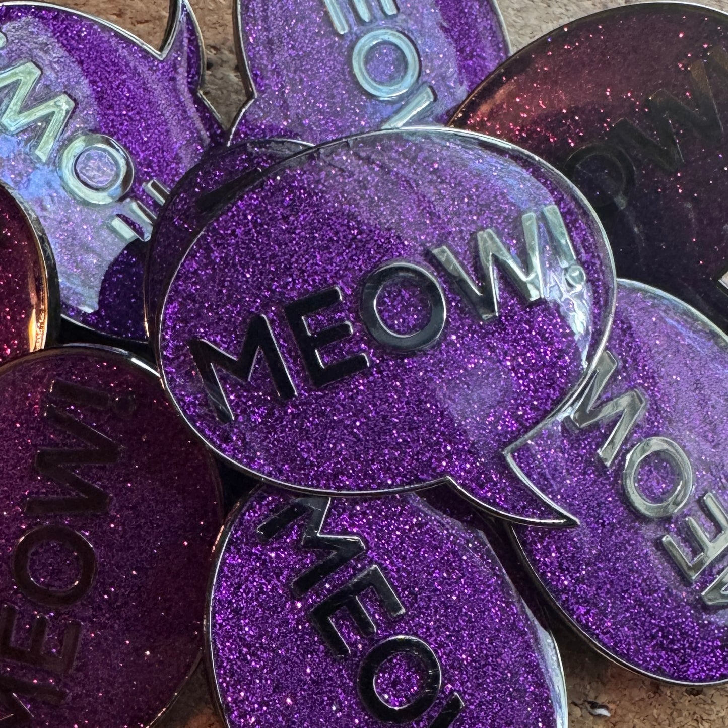 MEOW Hard Enamel Pin