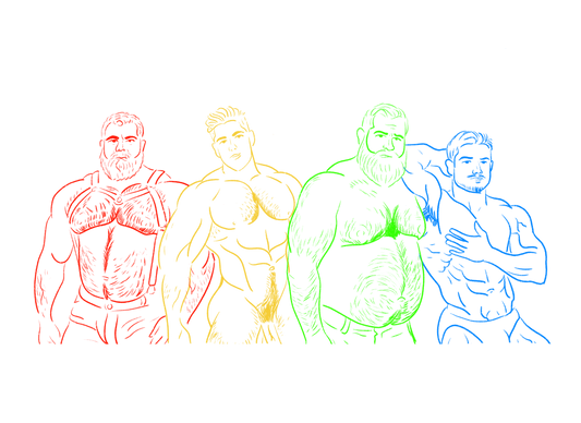 Neon Daddies 6" Sticker (Clear Vinyl)